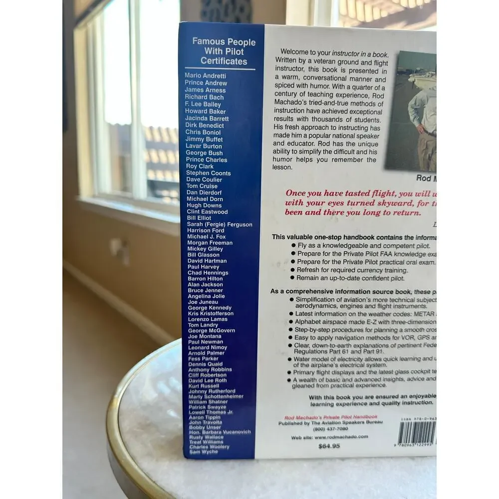 Rod Machado’s Private Pilot Handbook - Hardcover